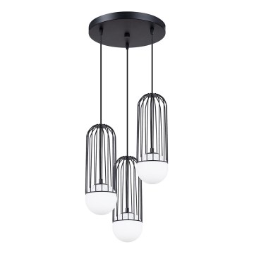 Pakabinamas sietynas BRINA 3xG9/8W/230V juoda