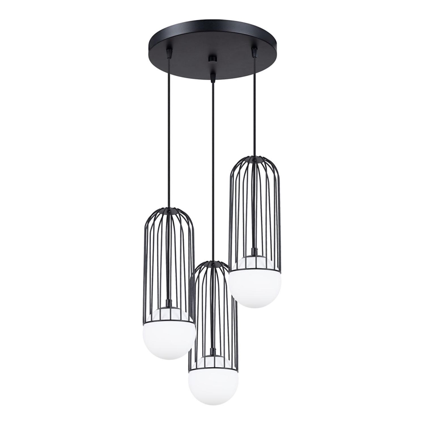 Pakabinamas sietynas BRINA 3xG9/8W/230V juoda