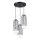 Pakabinamas sietynas BRINA 3xG9/8W/230V juoda