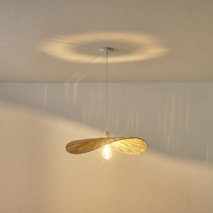 Pakabinamas sietynas CALYPSO 1xE27/15W/230V diametras 55 cm bambukas
