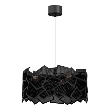 Pakabinamas sietynas CAMO 3xE27/15W/230V juoda