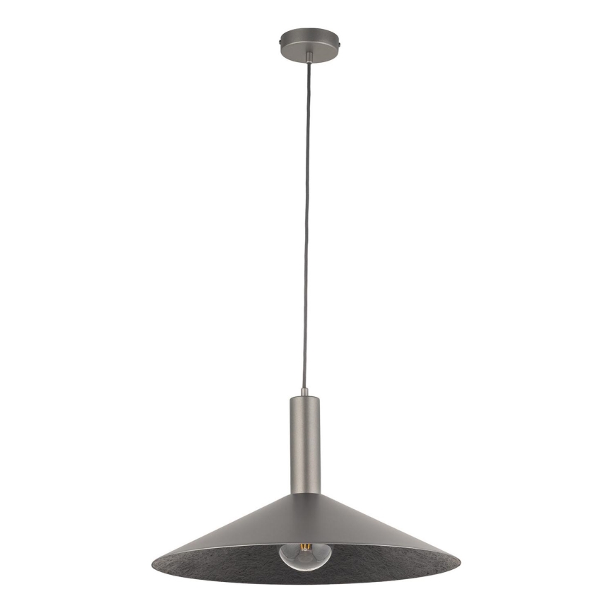 Pakabinamas sietynas CAPRI 1xE27/15W/230V diametras 50 cm antracitas/pilka