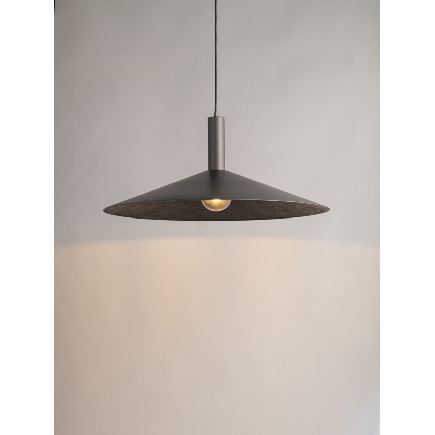 Pakabinamas sietynas CAPRI 1xE27/15W/230V diametras 50 cm antracitas/pilka