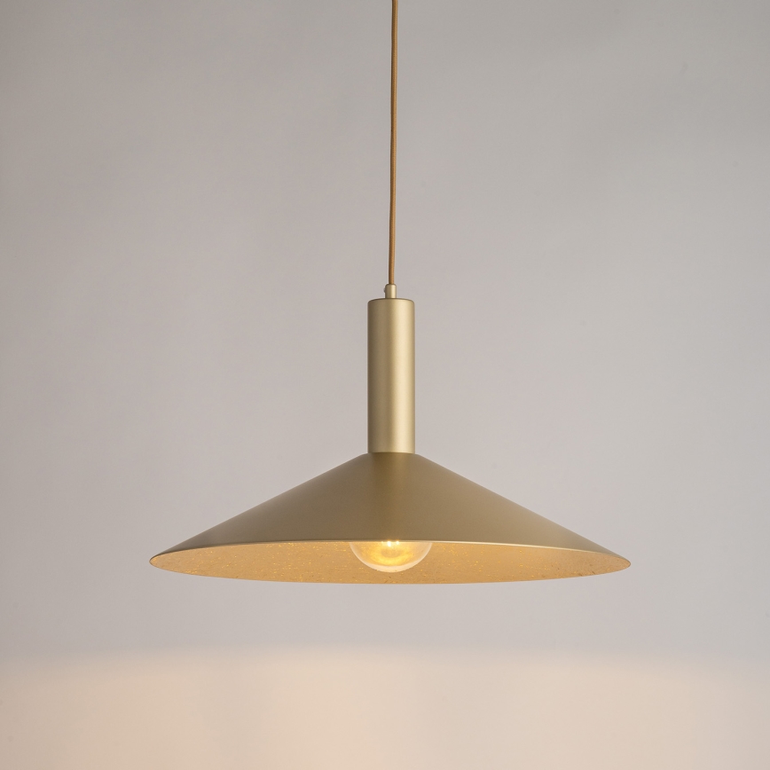 Pakabinamas sietynas CAPRI 1xE27/15W/230V diametras 50 cm auksas