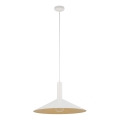 Pakabinamas sietynas CAPRI 1xE27/15W/230V diametras 50 cm balta/auksas
