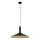 Pakabinamas sietynas CAPRI 1xE27/15W/230V diametras 50 cm juoda/auksas
