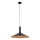 Pakabinamas sietynas CAPRI 1xE27/15W/230V diametras 50 cm juoda/varis
