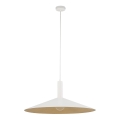 Pakabinamas sietynas CAPRI 1xE27/15W/230V diametras 70 cm balta/auksas