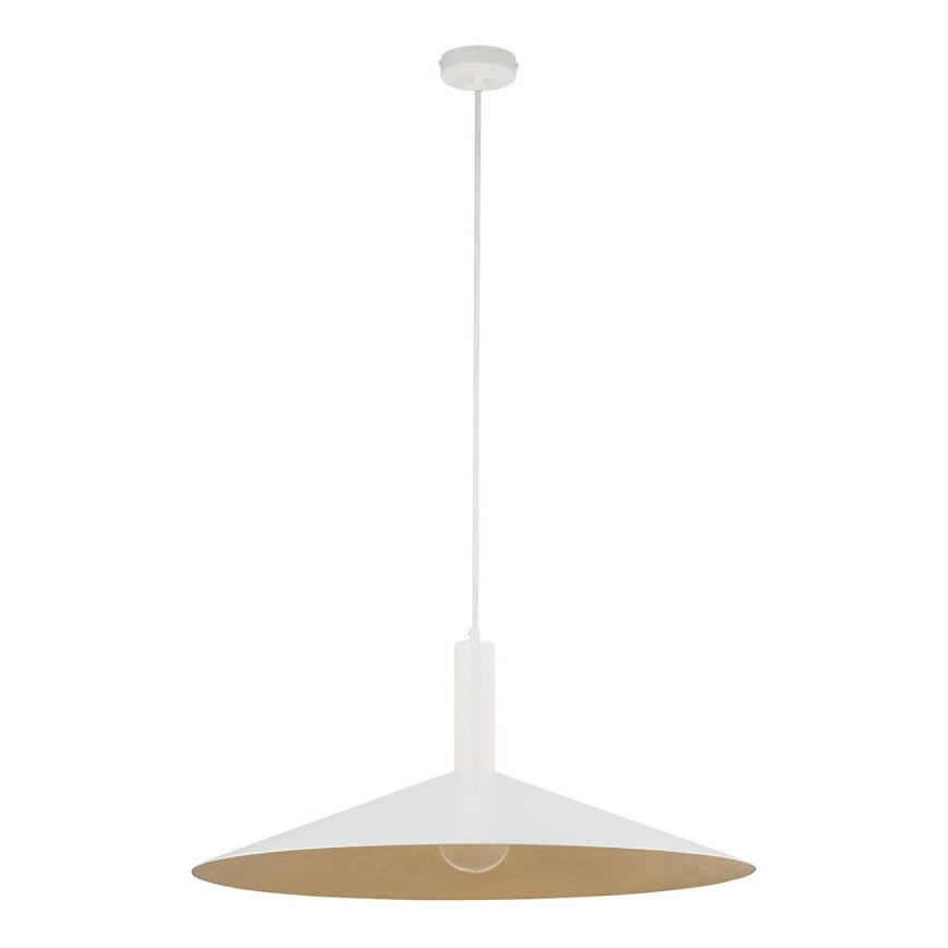 Pakabinamas sietynas CAPRI 1xE27/15W/230V diametras 70 cm balta/auksas