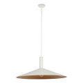 Pakabinamas sietynas CAPRI 1xE27/15W/230V diametras 70 cm balta/varis