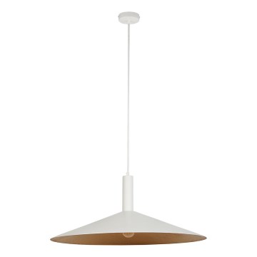 Pakabinamas sietynas CAPRI 1xE27/15W/230V diametras 70 cm balta/varis
