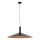 Pakabinamas sietynas CAPRI 1xE27/15W/230V diametras 70 cm juoda/varis