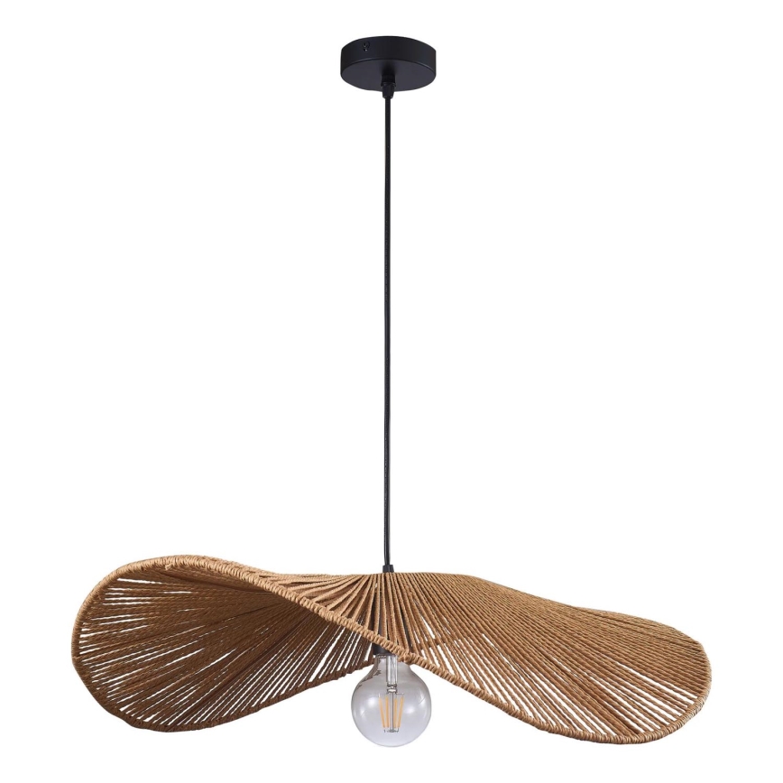 Pakabinamas sietynas CAPRI 1xE27/20W/230V diametras 60 cm bambukas
