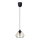 Pakabinamas sietynas CEED GOLD 1xE27/60W/230V diametras 17,5 cm juoda/auksas