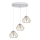 Pakabinamas sietynas CEED GOLD 3xE27/60W/230V diametras 45 cm balta/auksas