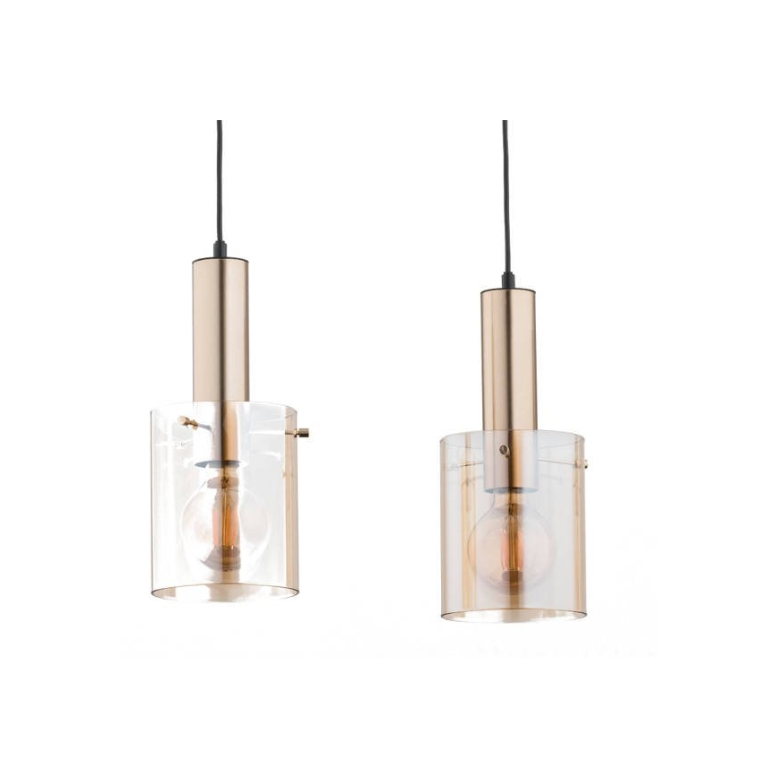 Pakabinamas sietynas CELIA 3xE27/60W/230V aukso spalva