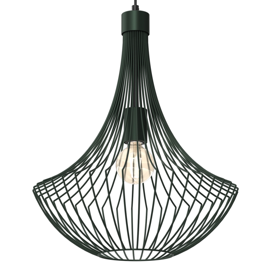 Pakabinamas sietynas CESTA 1xE27/60W/230V žalias