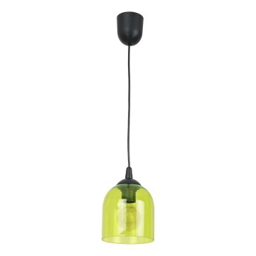 Pakabinamas sietynas CHRIS 1xE27/60W/230V diametras 11 cm žalia