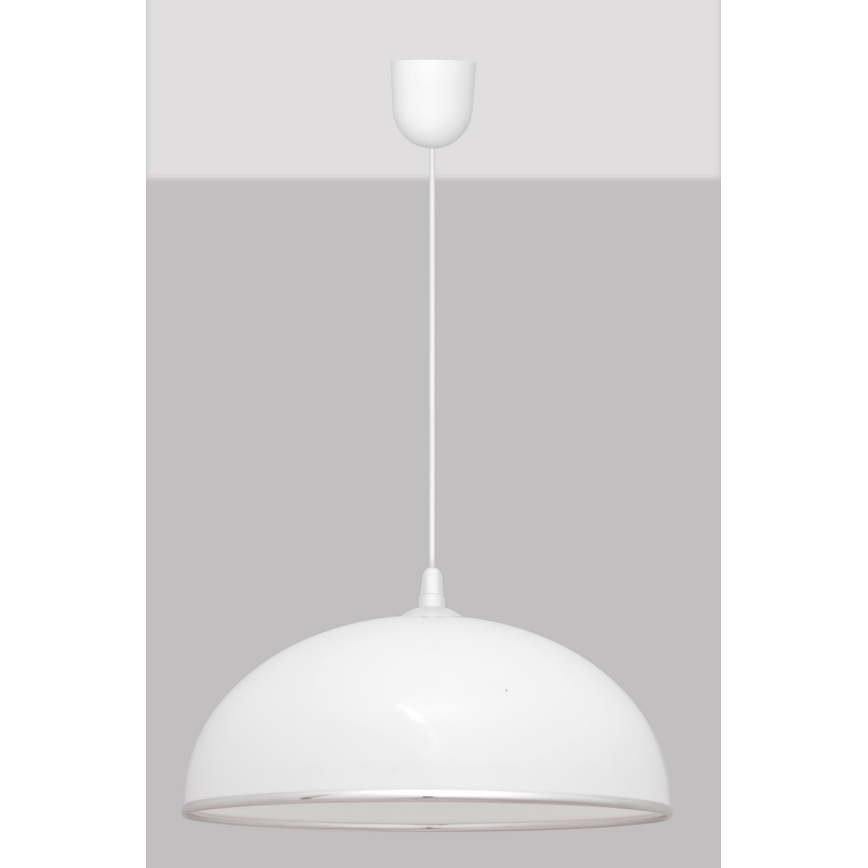 Pakabinamas sietynas CIRCLE 1xE27/15W/230V baltas