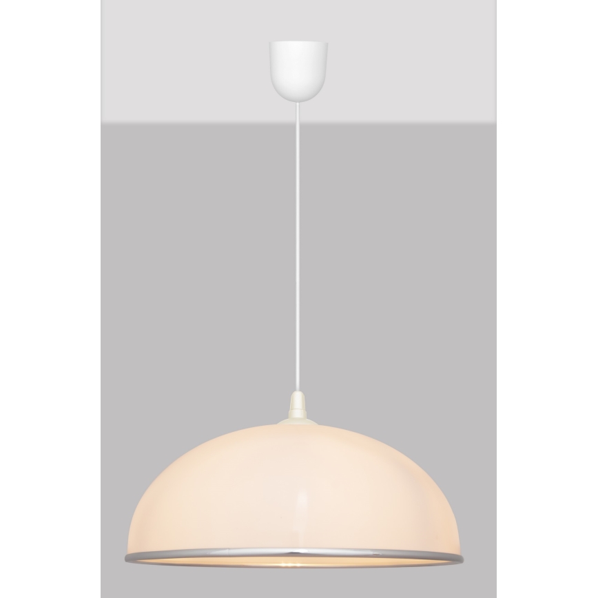 Pakabinamas sietynas CIRCLE 1xE27/15W/230V baltas