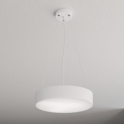 Pakabinamas sietynas CLEO 3xE27/24W/230V diametras 40 cm balta