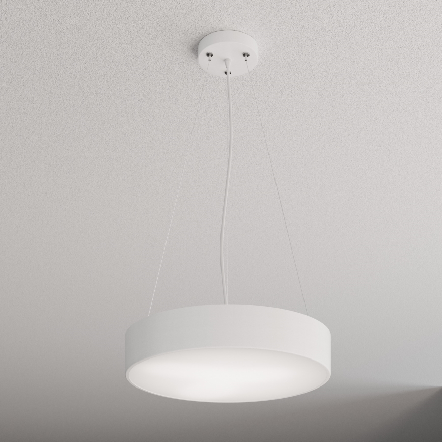 Pakabinamas sietynas CLEO 3xE27/24W/230V diametras 40 cm balta
