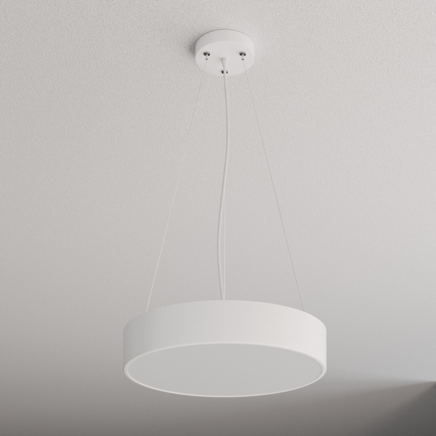 Pakabinamas sietynas CLEO 3xE27/24W/230V diametras 40 cm balta