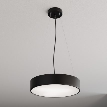 Pakabinamas sietynas CLEO 3xE27/24W/230V diametras 40 cm juoda