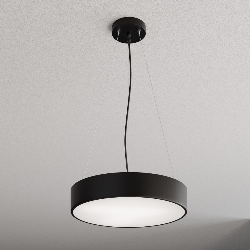 Pakabinamas sietynas CLEO 3xE27/24W/230V diametras 40 cm juoda