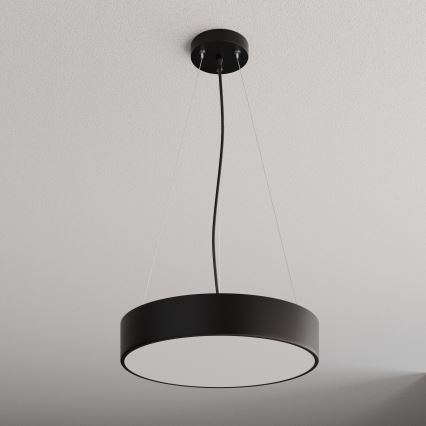 Pakabinamas sietynas CLEO 3xE27/24W/230V diametras 40 cm juoda