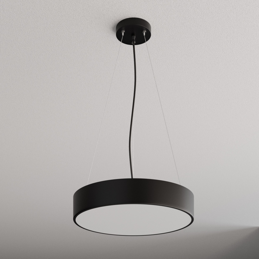 Pakabinamas sietynas CLEO 3xE27/24W/230V diametras 40 cm juoda
