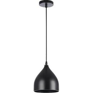 Pakabinamas sietynas COMO 1xE27/60W/230V diametras 17 cm juoda