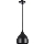 Pakabinamas sietynas COMO 1xE27/60W/230V diametras 17 cm juoda
