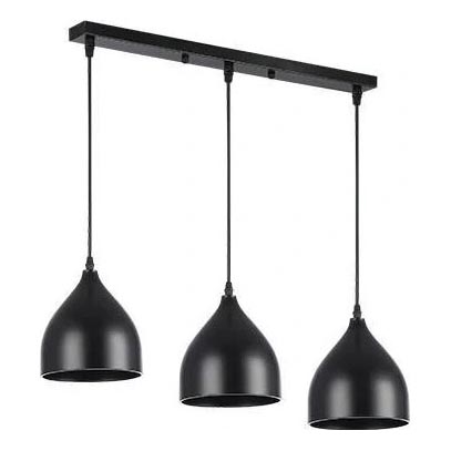 Pakabinamas sietynas COMO 3xE27/60W/230V juoda