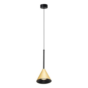 Pakabinamas sietynas CONE 1xGU10/10W/230V auksas/juoda