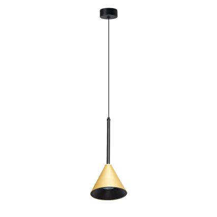 Pakabinamas sietynas CONE 1xGU10/10W/230V auksas/juoda