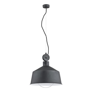 Pakabinamas sietynas CORA 1xE27/15W/230V pilka