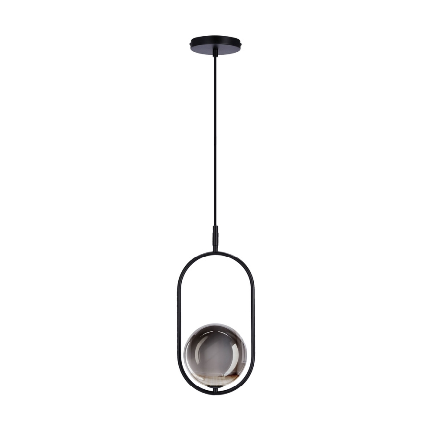 Pakabinamas sietynas CORDEL 1xG9/28W/230V juoda/dūminis juoda