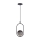 Pakabinamas sietynas CORDEL 1xG9/28W/230V juoda/dūminis juoda