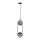 Pakabinamas sietynas CORDEL 2xG9/28W/230V juoda/dūminis juoda