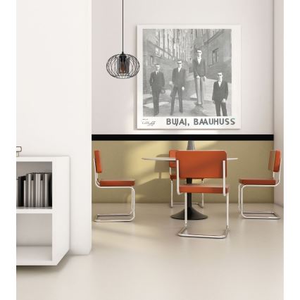 Pakabinamas sietynas CORRINI 1xE27/60W/230V diametras 25 cm juoda/pilka