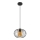 Pakabinamas sietynas CORRINI 1xE27/60W/230V diametras 25 cm juoda/smėlio spalva