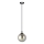 Pakabinamas sietynas COSMO 1xE14/10W/230V diametras 14 cm juoda/pilka