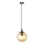 Pakabinamas sietynas COSMO 1xE14/10W/230V diametras 14 cm juoda/smėlio spalva