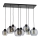 Pakabinamas sietynas CUBUS 8xE27/60W/230V juodas