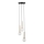 Pakabinamas sietynas DAISY 3xG9/12W/230V diametras 27 cm auksas/juoda/balta