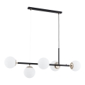 Pakabinamas sietynas DANSA 5xE14/10W/230V juoda/auksas