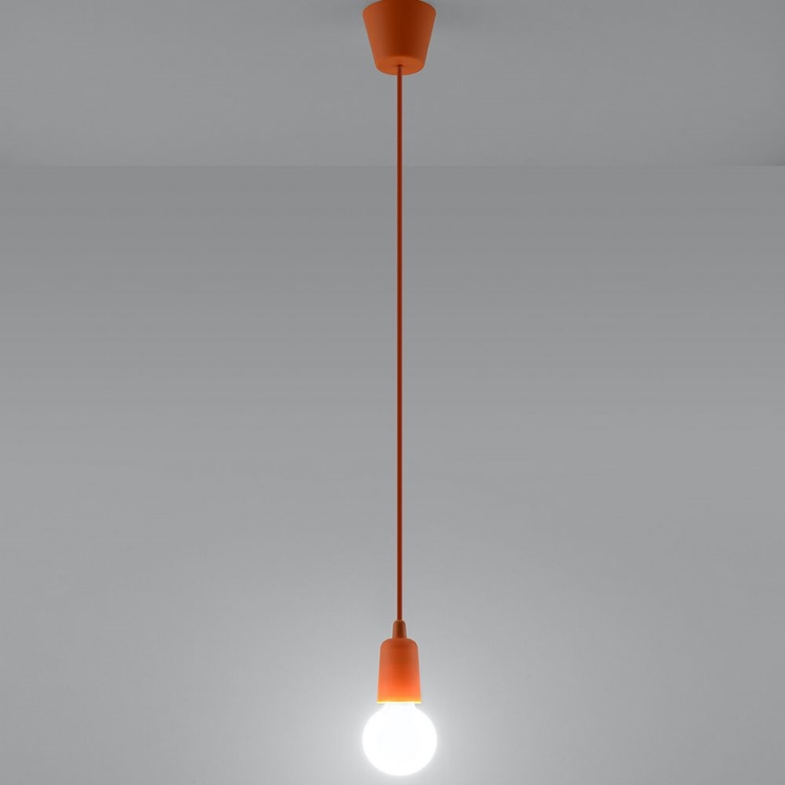 Pakabinamas sietynas DIEGO 1xE27/60W/230V oranžinis