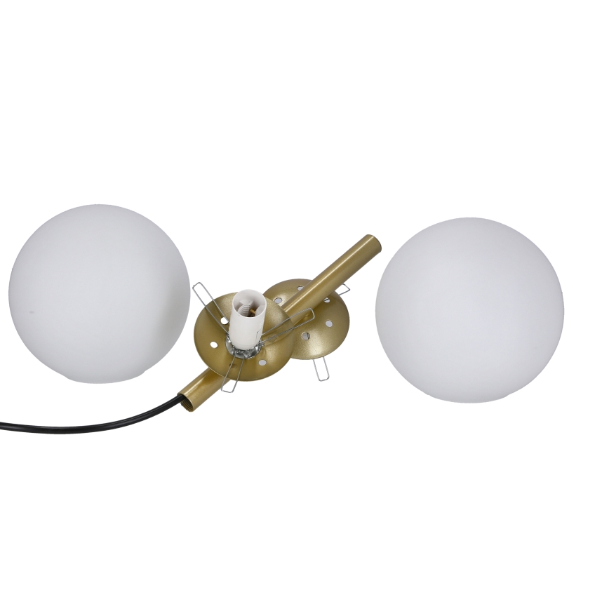 Pakabinamas sietynas DUO 2xE14/40W/230V aukso/juodas