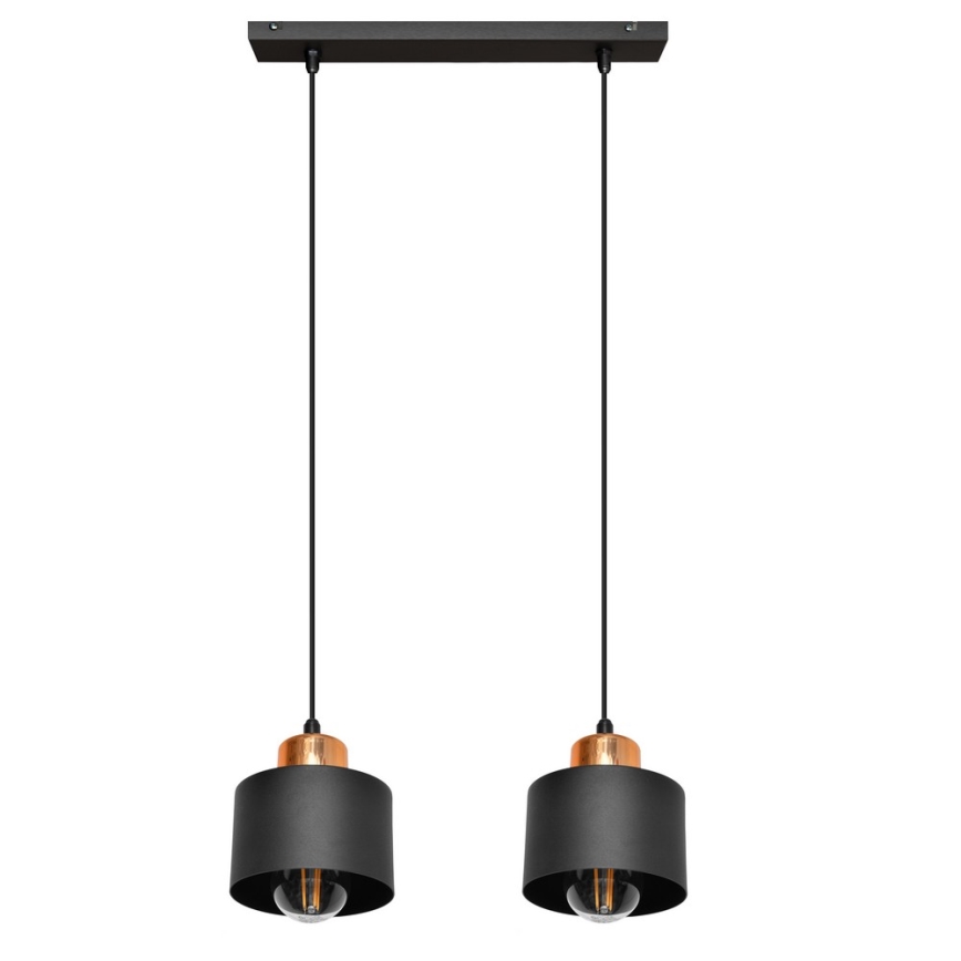 Pakabinamas sietynas EDISON 2xE27 / 15W / 230V